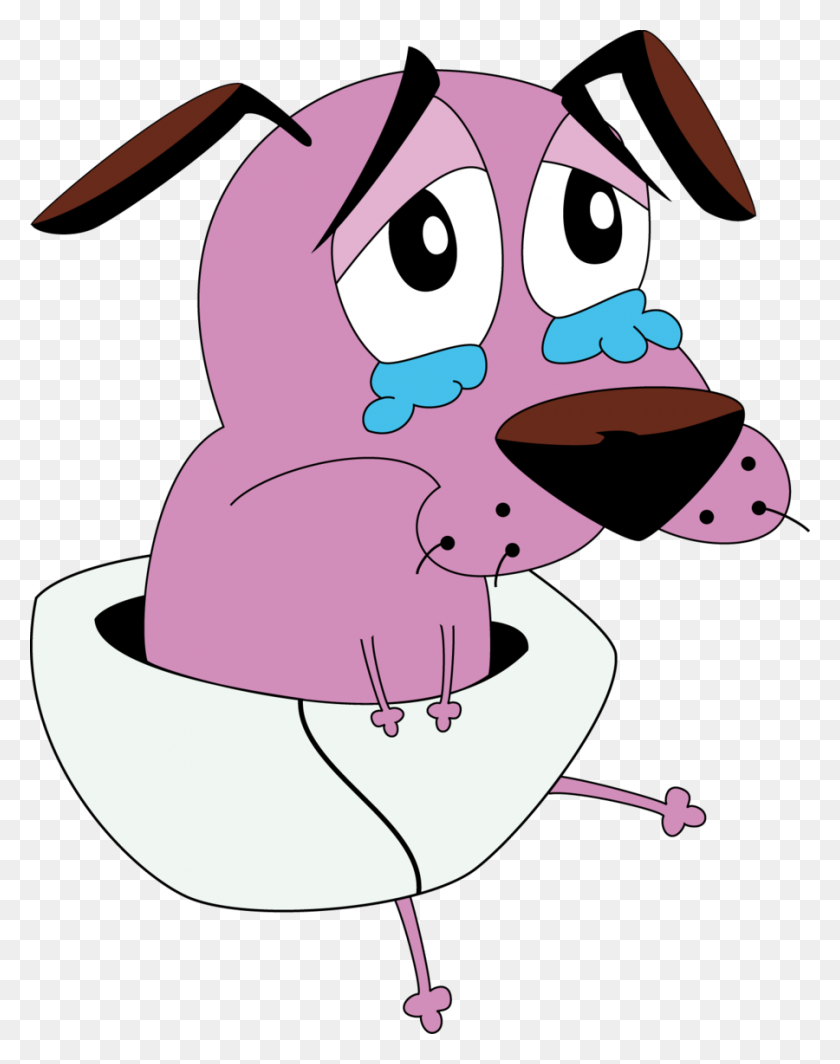 900x1159 Courage Courage The Cowardly Dog In Dogs - Courage The Cowardly Dog PNG