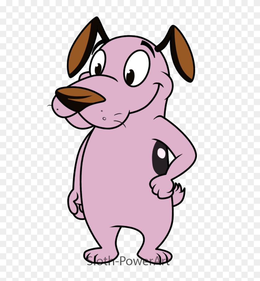 750x850 Courage The Cowardly Dog - Courage The Cowardly Dog PNG