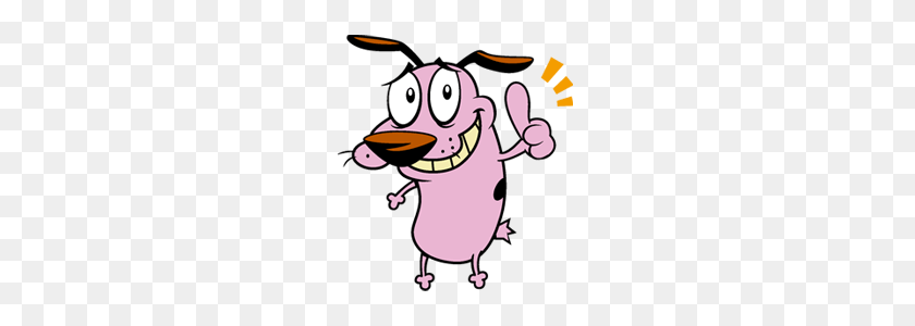 240x240 Courage The Cowardly Dog Line Stickers Line Store - Courage The Cowardly Dog PNG