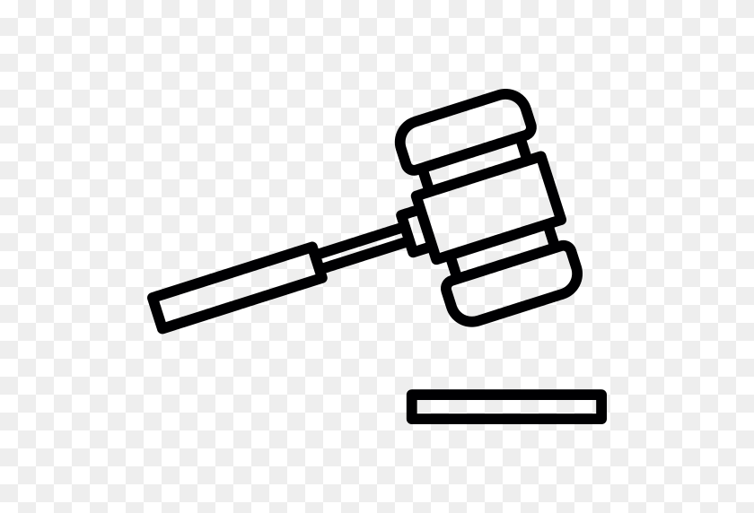 512x512 Court Gavel Png Icon - Gavel PNG