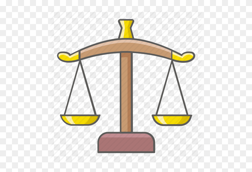 512x512 Суд, Судья, Правосудие, Закон, Юридические, Весы, Значок Взвешивания - Весы Правосудия Png