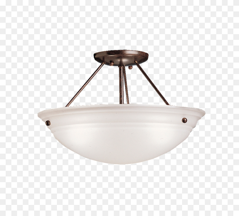 924x829 Cove Molding Bulb Semi Flush Ceiling Light Tz - Light Streaks PNG