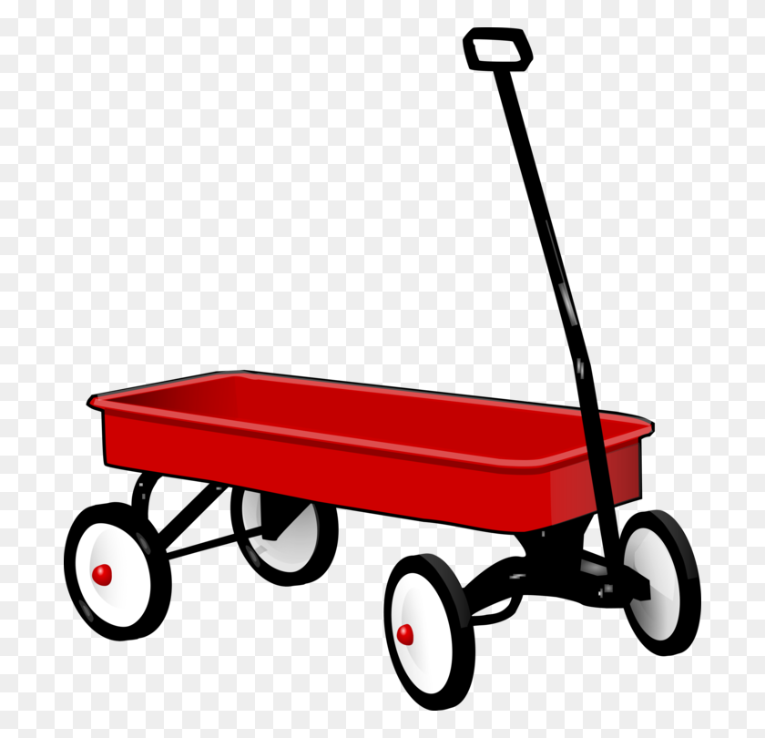 700x750 Covered Wagon Cart Radio Flyer Horse And Buggy - Wag Clipart