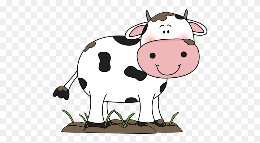 500x402 Cow And Pig Clipart Clip Art Images - Cow Face Clipart