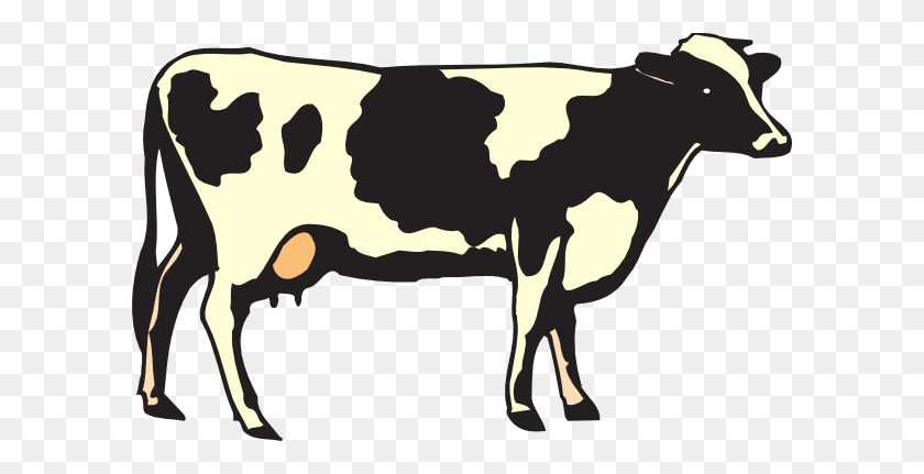 600x371 Cow Art Clip Art - Cow And Calf Clipart