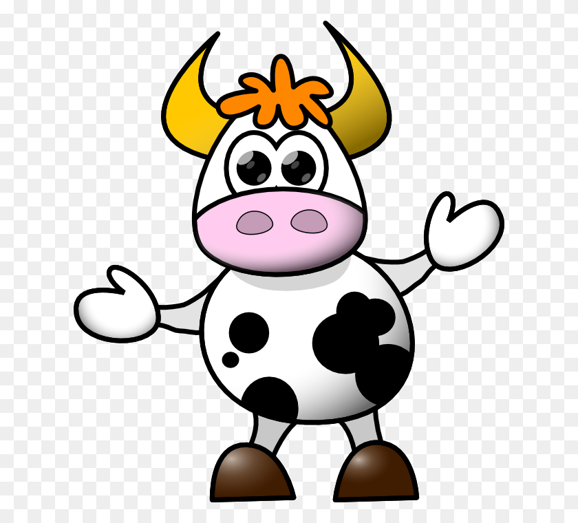 626x700 Cow Clipart Animations - Animated PNG