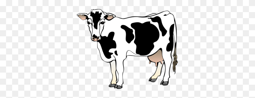 333x264 Cow Clipart Big And Small - Big Small Clipart