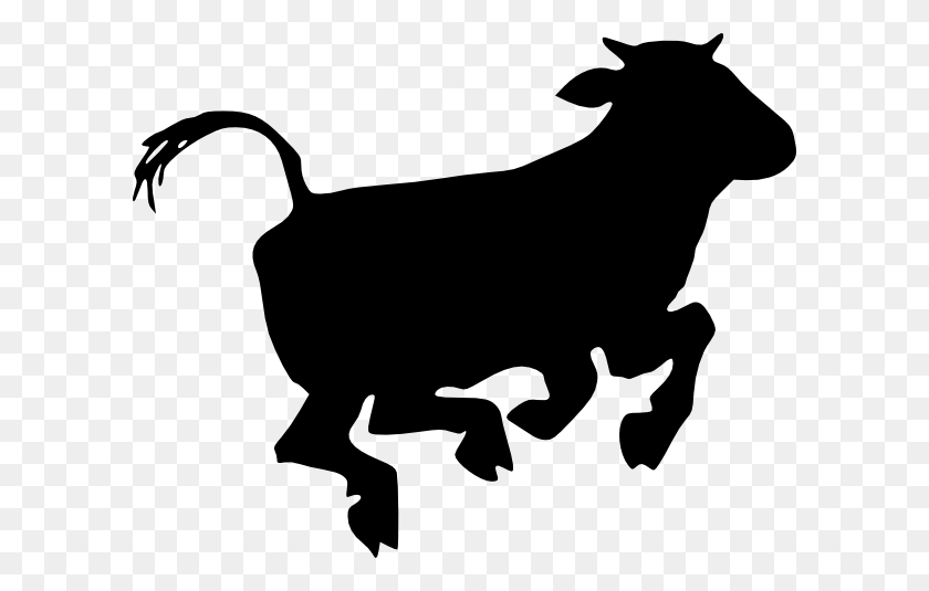 600x475 Cow Clipart Black And White - Buffalo Clipart Black And White