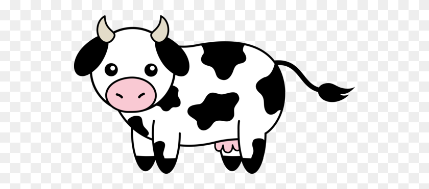 550x311 Cow Clipart Transparent Background - Beef Cow Clipart