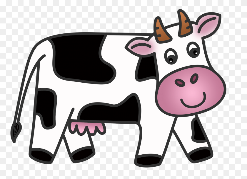 1600x1131 Cow Cliparts - Cute Cow Clipart