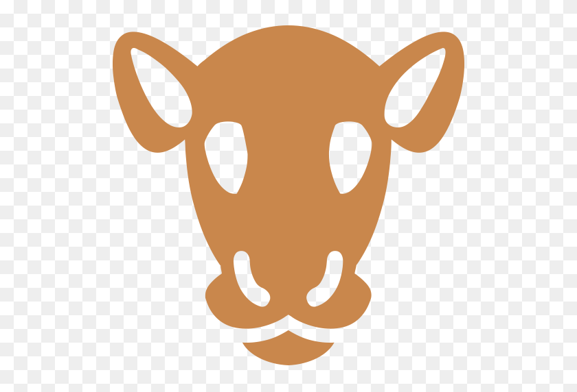 512x512 Emoji Cow Face Для Facebook, Идентификатор Электронной Почты Sms - Лицо Коровы Png