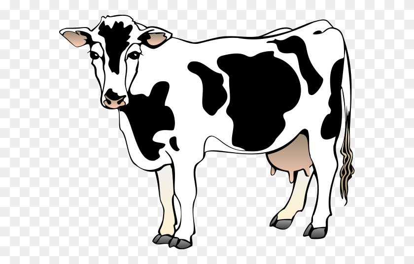 600x476 Cow Head Silhouette Clip Art Free Clipart Images - Cow Silhouette Clip Art