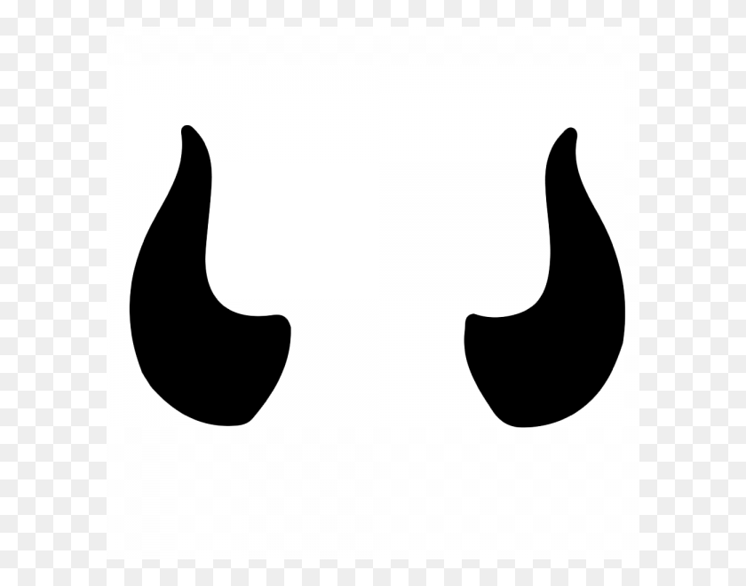 600x600 Cow Horns Clipart Clip Art Images - Bull Clipart Black And White