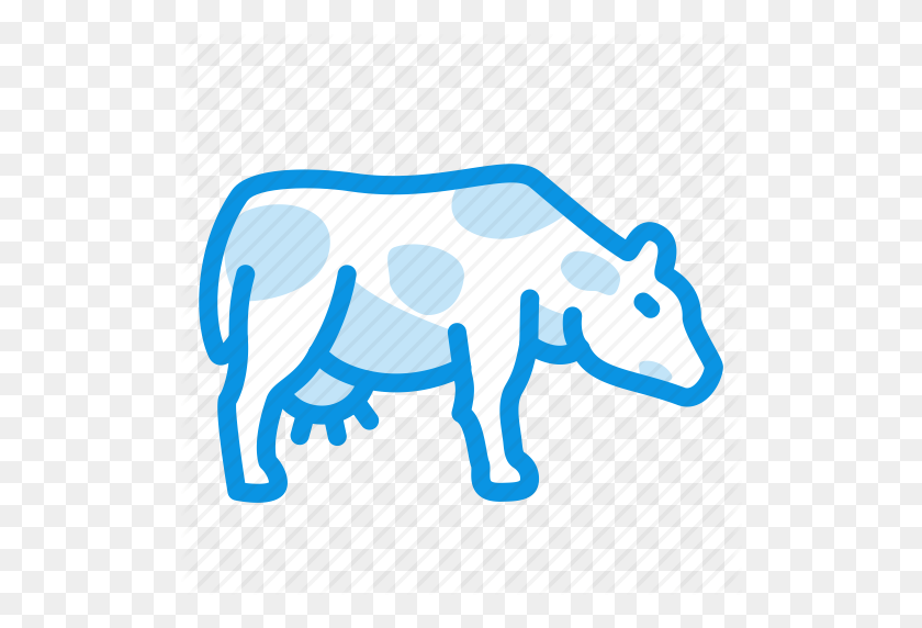512x512 Cow, Milk, Udder Icon - Cow Udder Clipart