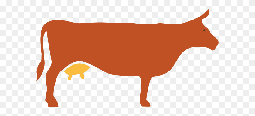 600x325 Cow Silhouette Cliparts - Heifer Clipart