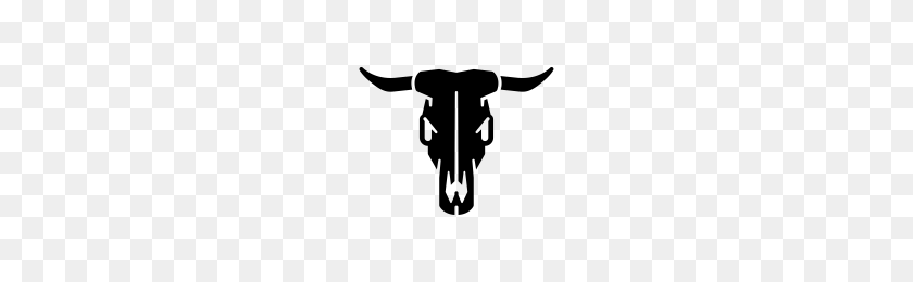 200x200 Cow Skull Icons Noun Project - Cow Head PNG