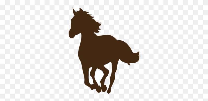 286x350 Cowboy - Mustang Horse Clipart