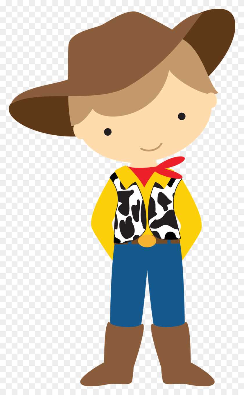 900x1500 Cowboy Black And White Clip Art - Baby Cowgirl Clipart