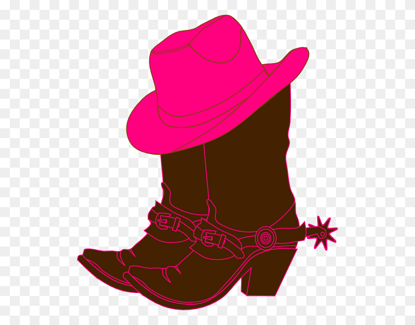 528x599 Bota De Vaquero Clipart - Sombrero De Trineo Clipart