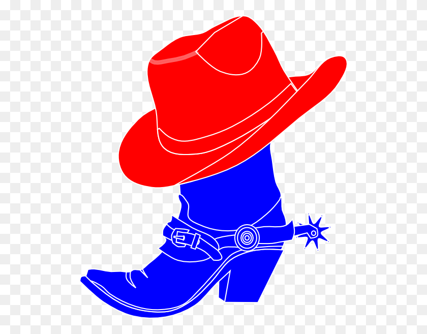 528x597 Cowboy Boot Cowboy Hat Clip Art - Cowboy And Cowgirl Clipart