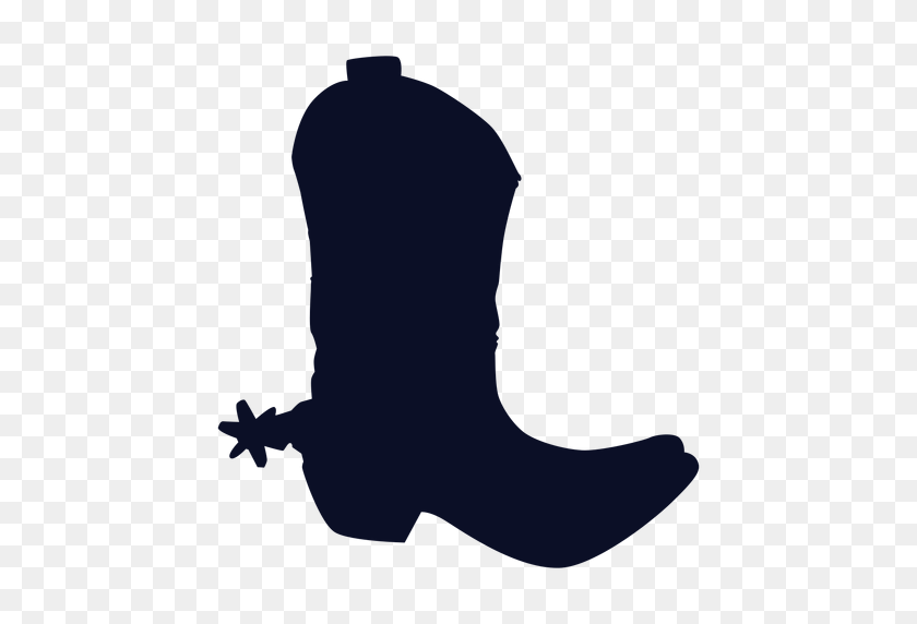 512x512 Cowboy Boot Silhouette - Cowboy Boots PNG