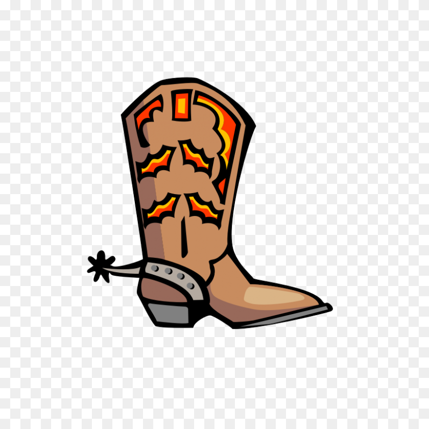 800x800 Cowboy Boots Clip Art - Winter Boots Clipart
