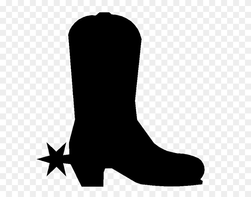 600x600 Cowboy Boots Clip Art Transparent - Cowboy Boots Clipart Black And White