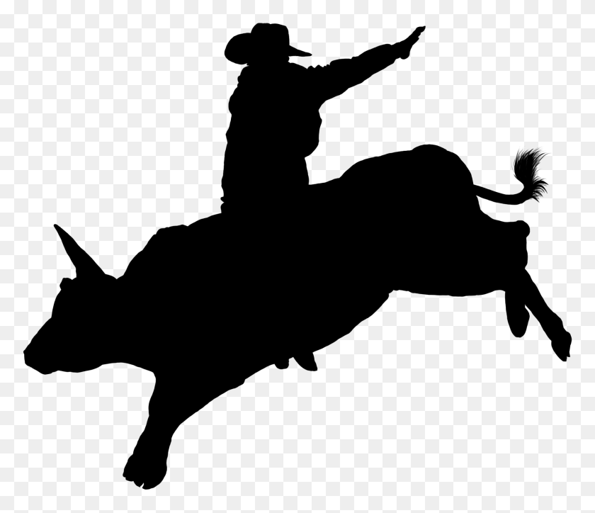 1747x1488 Cowboy Bucking Bull Clipart - Bronco Clipart