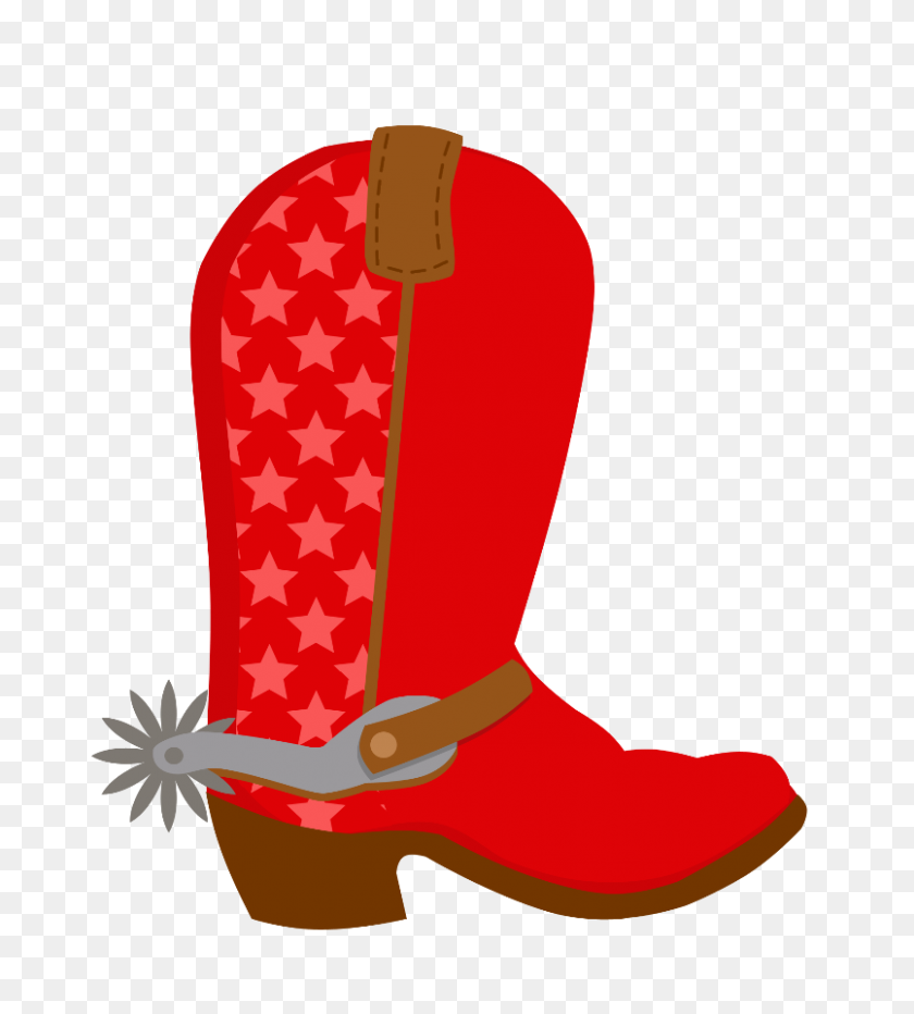 805x900 Cowboy E Cowgirl - Western Boots Clipart