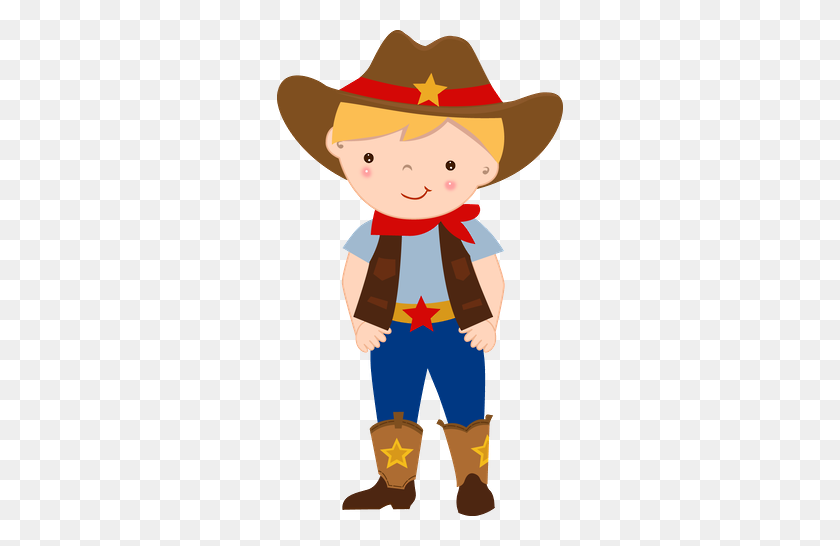 286x486 Cowboy E Cowgirl - Vaquero Y Vaquera Clipart