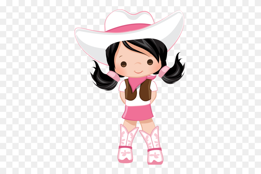 360x500 Cowboy E Cowgirl Western Clip Art, Cowgirl Party - Cowboy Bandana Clipart