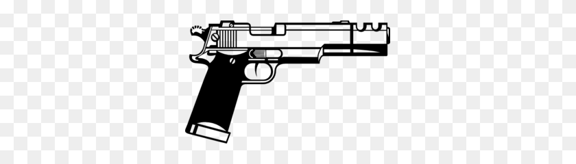 299x180 Ковбойский Пистолет - Клипарт Мекка