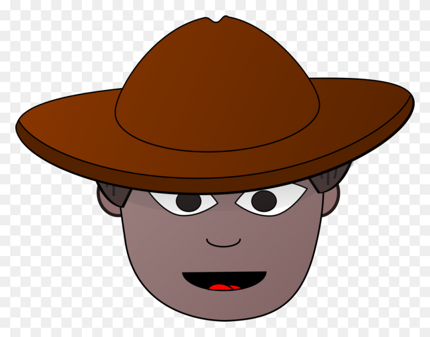 977x750 Sombrero De Vaquero De Dibujos Animados Red Ranger Park - Ranger De Imágenes Prediseñadas