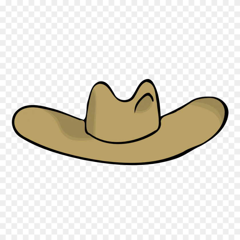 1000x1000 Cowboy Hat Clip Art - Cowboy Bandana Clipart