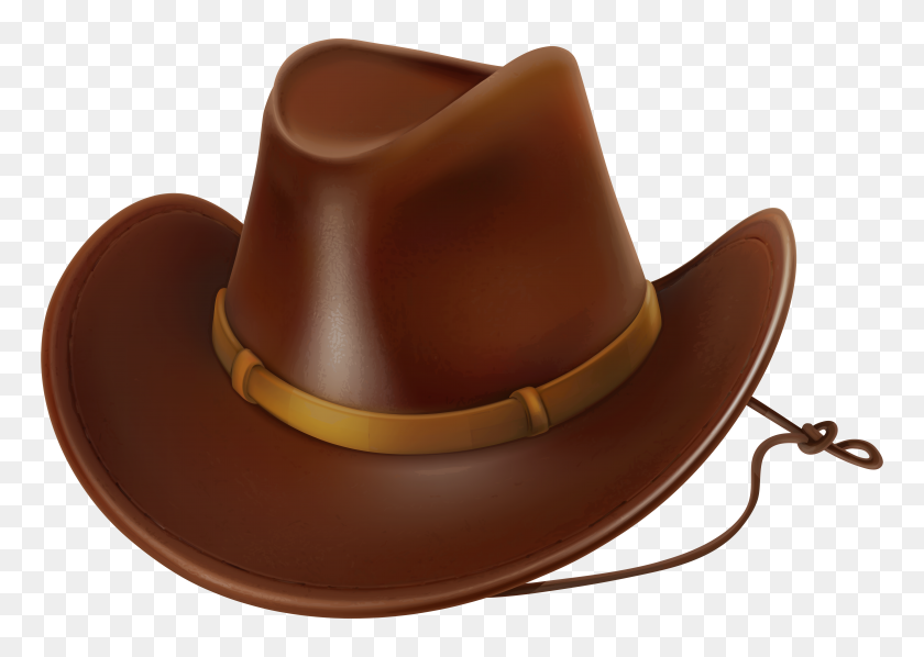 6000x4144 Cowboy Hat Clip Art - Cowboy Boots And Hat Clipart
