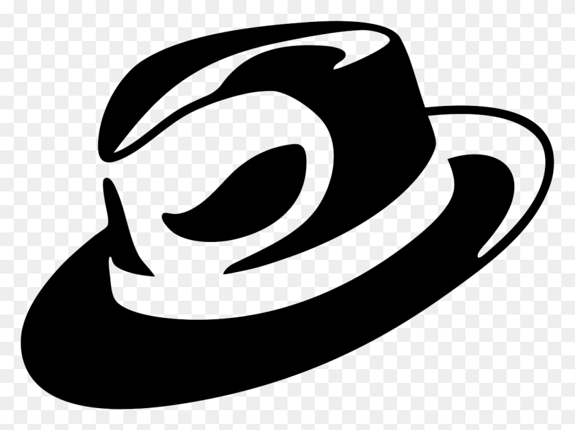 1129x824 Cowboy Hat Clip Art Images Black - Santa Hat Clipart Black And White