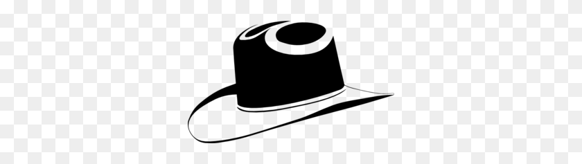 298x177 Cowboy Hat Clipart - Bandana Clipart Black And White
