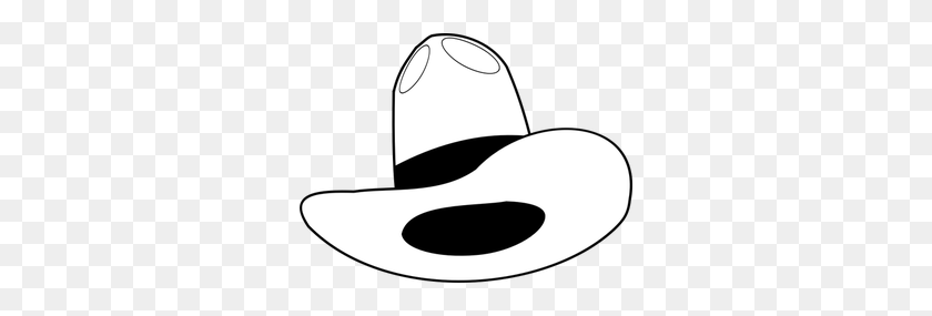 300x225 Cowboy Hat Clipart Free - Cat In The Hat Clipart Black And White