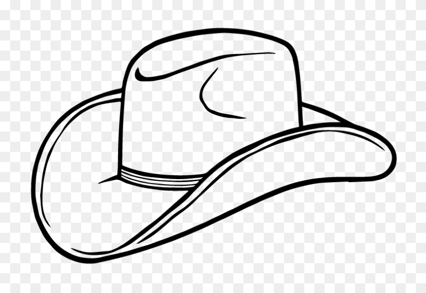 792x527 Cowboy Hat Clipart Transparent Png - Cowboy Clipart Black And White