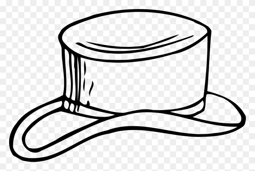 1157x750 Cowboy Hat Clothing Drawing Line Art - Straw Hat Clipart