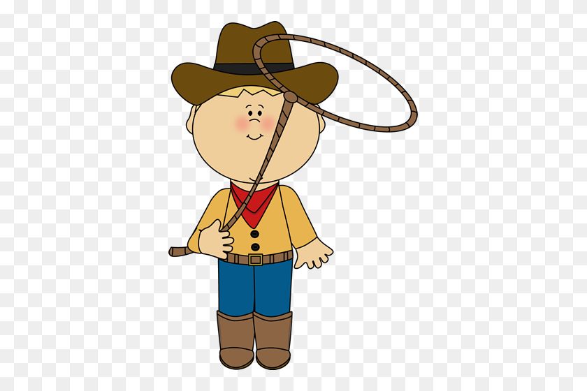 357x500 Cowboy With A Lasso Printables For Kids Clip Art - Saloon Doors Clipart