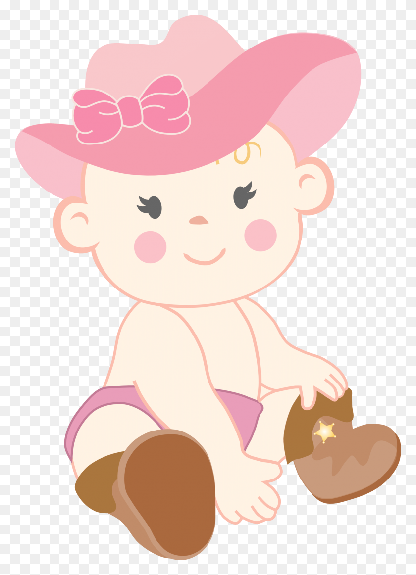1699x2401 Cowgirl Baby Cliparts - Vintage Cowgirl Clipart
