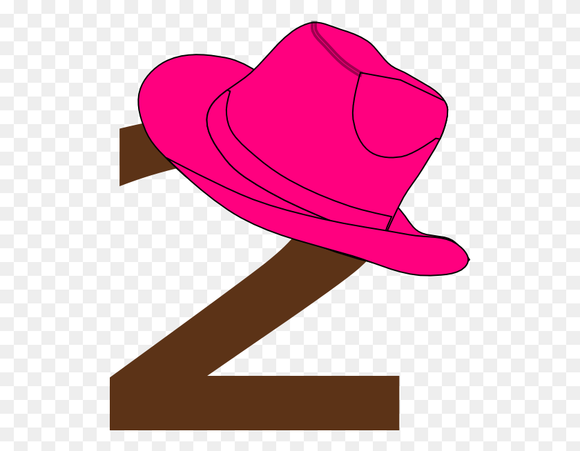 522x594 Cowgirl Hat Clip Art - Number 2 Clipart