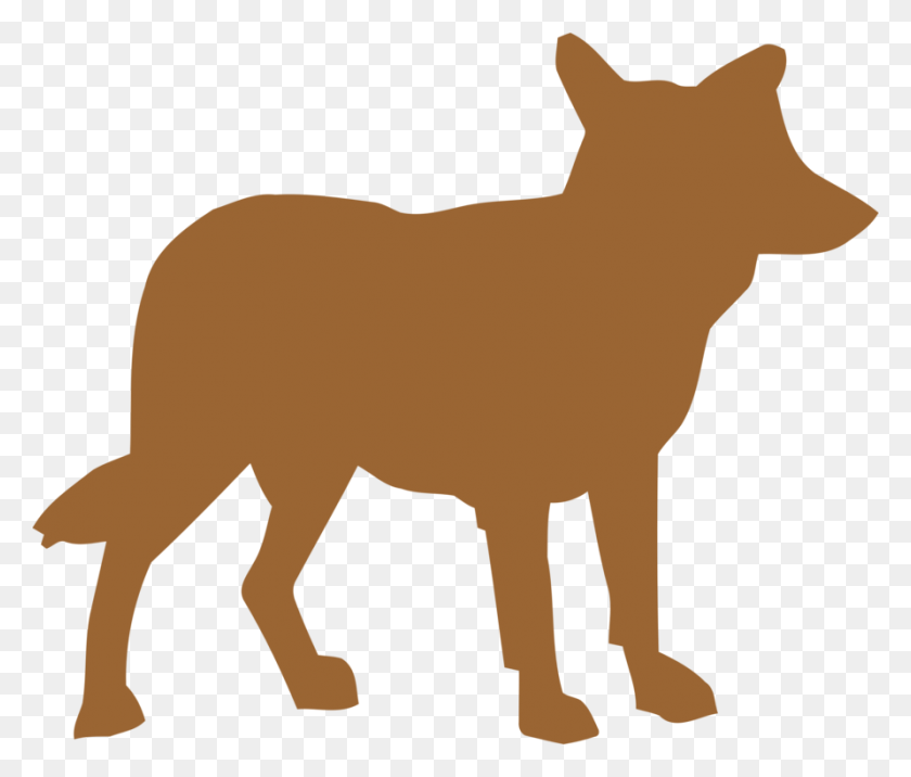 891x750 Coyote Computer Icons Dog Breed Pixel Art - Dog Walking Clipart