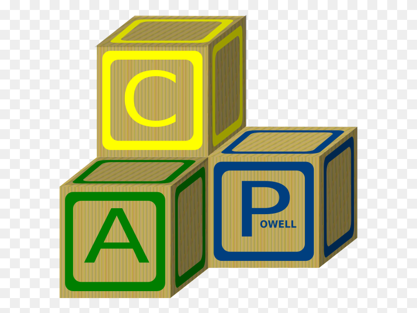600x570 Cpa Letters Clip Art - Toy Blocks Clipart