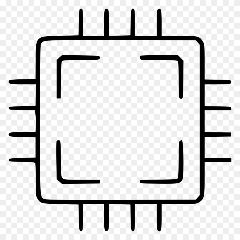 980x982 Cpu Processor Computer Desktop Tower Pc Electronic Png Icon - Cpu PNG