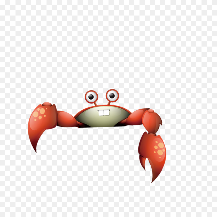 1000x1000 Crab Cartoon Beach Clip Art - Crab Clipart PNG