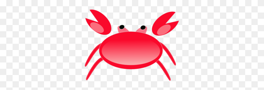 300x228 Crab Clip Art Cartoon - Seafood Clipart