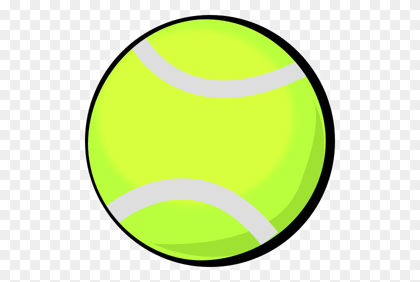 500x504 Мяч Для Тенниса С Трещинами - Клипарт