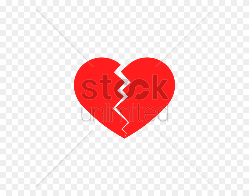 600x600 Cracked Heart Icon Vector Image - Cracked PNG